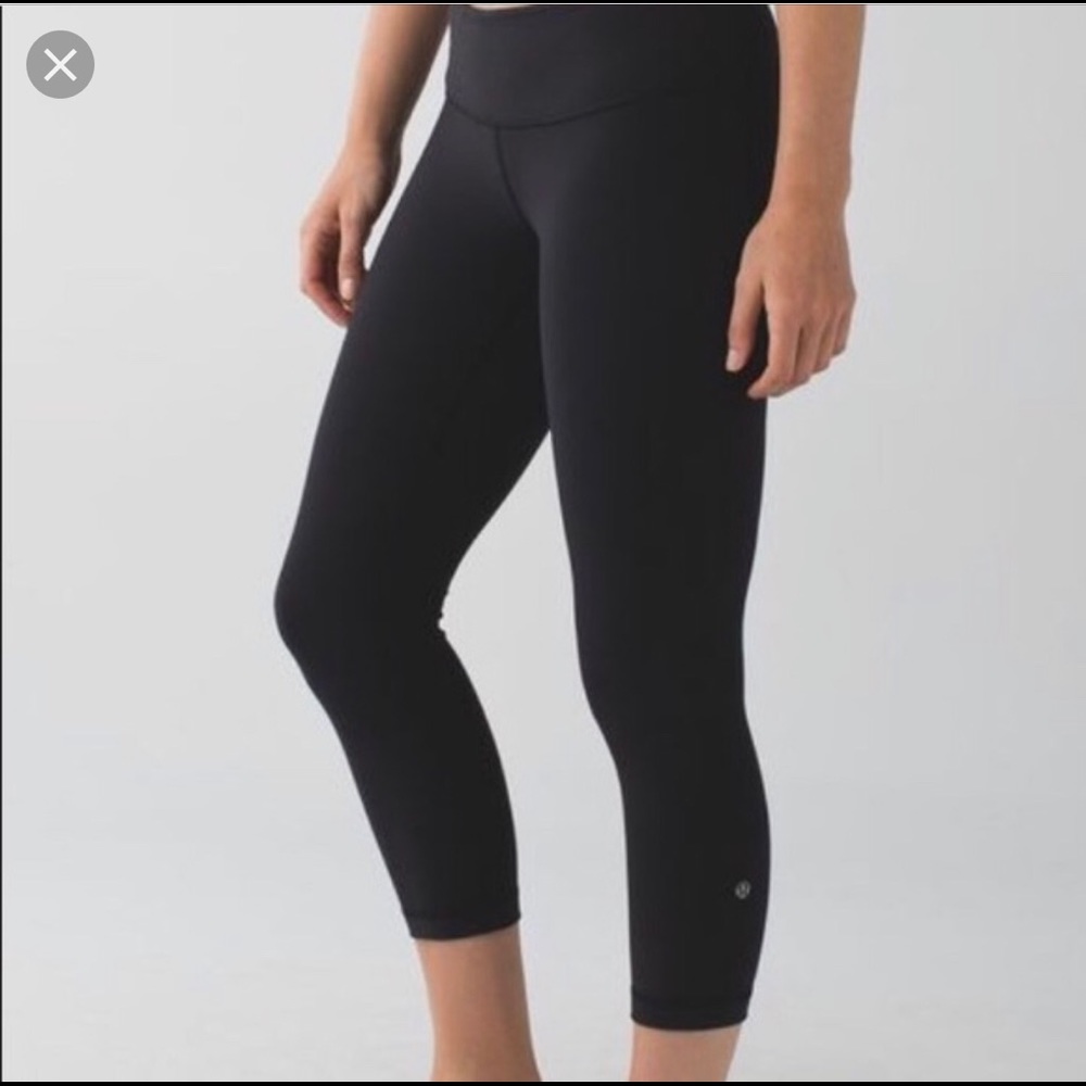 LULULEMON Wunder Under Crop Leggings - Picture 1 of 3